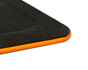 Pumpkin Orange Leather Desk Pad
