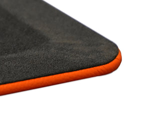 Carrot Orange Leather Desk Pad