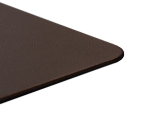 Espresso Brown Leather Desk Pad