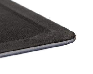 Graphite Grey Leather Desk Pad